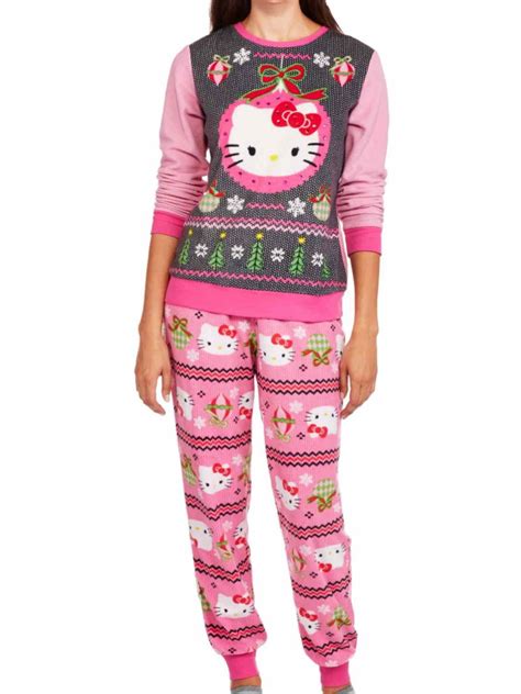 hello kitty pajamas womens